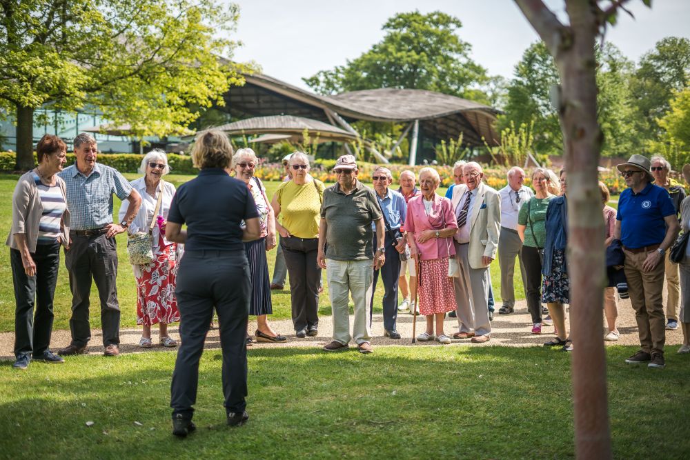 Group at The Savill Garden, Windsor Great Park